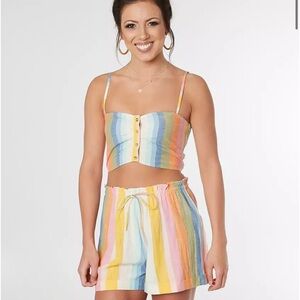 Billabong Double Rainbow Shorts and Tank Set